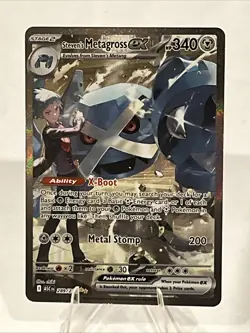Pokemon TCG Steven's Metagross EX Ascended Hero’s Special Illustration Rare #289 - Image 1