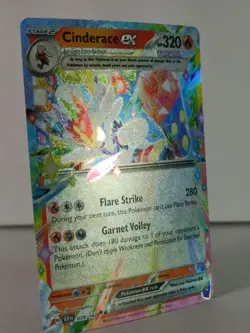 Cinderace ex - Stellar Crown - 028/142 - Pokemon TCG - Double Rare - A - Image 3