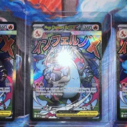 Pokemon TCG Mega Charizard X ex 023 Mega Evolution Promo Holo UPC (LOT OF 3) - Image 3