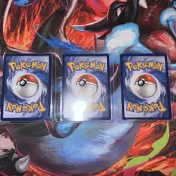 Pokemon TCG Mega Charizard X ex 023 Mega Evolution Promo Holo UPC (LOT OF 3) - Image 5
