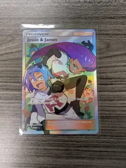 Pokemon TCG Jessie and James Trainer Ultra Rare Full Art 68/68 Hidden Fates - Image 1