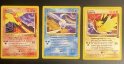 Pokemon TCG - Moltres, Articuno, Zapdos - Black Star Promo Set #21 #22 #23 - Image 1