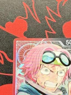 OP11-001 Koby Alt Art Leader One Piece A Fist of Divine Speed Japanese Near Mint - Image 3