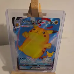 Surfing Pikachu VMAX 009/025 Full Art Celebrations Pokemon Card TCG Pack Fresh - Image 3