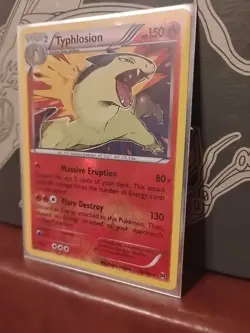 Pokemon XY Breakthrough Typhlosion Reverse Holo Card #20/162 2015 - Image 2