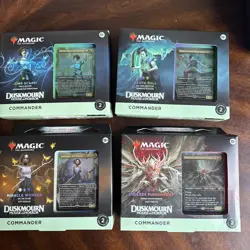 Magic The Gathering Duskmourn House of Horror Commander Deck Set of 4 New Sealed - Image 1