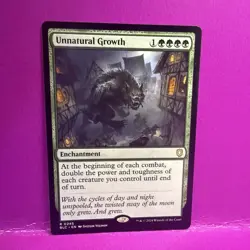 Unnatural Growth - N/M - Bloomburrow BLC Magic The Gathering MTG - Image 1