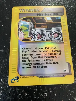Pokemon TCG Moo-Moo Milk 155/165 Expedition Reverse Holo - Image 1
