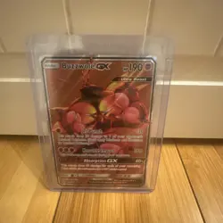 Buzzwole GX 104/111 SM-Crimson Invasion Ultra Rare Full Art Holo Pokemon TCG - Image 1