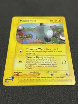 Pokemon Magnemite 76/144 Skyridge E Reader 2003 NM - Image 3