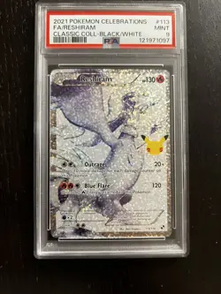 Reshiram #113 PSA 9 – Pokemon Celebrations – Classic Collection – Mint - Image 1