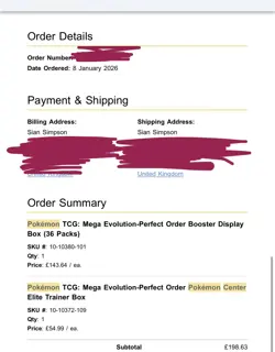 Pokemon TCG Perfect Order Pokemon Centre ETB PRESALE - Image 3