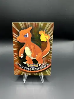 Charmeleon #5 Black Topps Logo Foil 1999 Topps Pokemon TV Animation Series 1 - Image 1