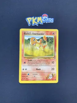 Pokemon TCG Blaine's Charmander Gym Heroes 61/132 Regular MP. - Image 1