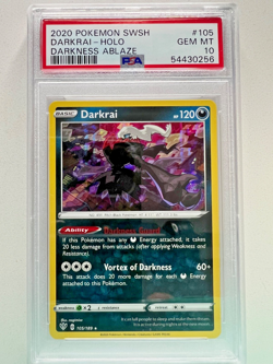 Pokemon -2020 S&S Darkness Ablaze Darkrai - Holo #105 - PSA 10 - GEM MINT - Image 1