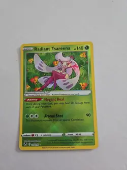 Radiant Tsareena 016/195 Swsh12: Sword & Shield - Silver Tempest Holo - Image 1