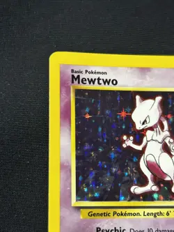Mewtwo 10/102 Pokemon TCG 1999 Base Set Holo Unlimited Rare HP - Image 3