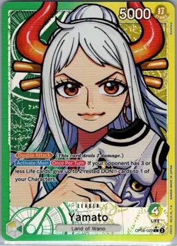 Yamato (Alt Art) OP06-022 English Wings of the Captain - One Piece Card - NM - Image 1