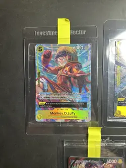 One Piece TCG SEALED Promos OVP Luffy / Zoro Egghead + Luffy Leader Foil SET - Image 2