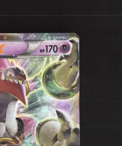 Hoopa EX XY71 XY Black Star Promo Holo Pokemon Card DMG - Image 4