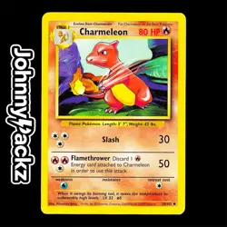 Charmeleon 24/102 - 1999 Unlimited Base Set Uncommon WOTC - Pokemon Card (VLP) - Image 1