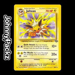 Jolteon 20/64 - 1999 Jungle Unlimited WOTC - Pokemon Card (HP) - Image 1