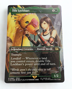 Tifa Lockhart (Borderless) (Chocobo Track Foil) Final Fantasy Foil English Card - Image 1