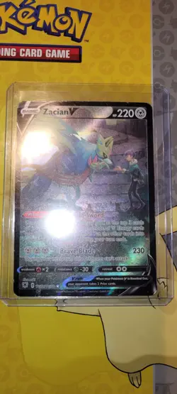 Astral Radiance Trainer Gallery Zacian V Holofoil TG21/TG30 pokemon card - Image 1