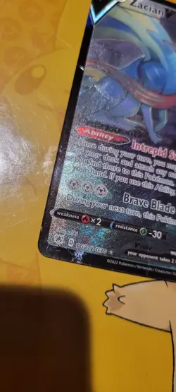 Astral Radiance Trainer Gallery Zacian V Holofoil TG21/TG30 pokemon card - Image 2