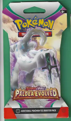 Pokemon "Paldea Evolved " 10-Card Sealed Sleeved Booster (Chien-Pao) X1 - Image 1