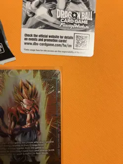 Dragon Ball Super Card Game 2nd Anniversary GOLD Energy Marker E-129 SSJ Gogeta - Image 3