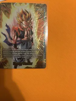 Dragon Ball Super Card Game 2nd Anniversary GOLD Energy Marker E-129 SSJ Gogeta - Image 4