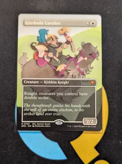 Kinsbaile Cavalier Borderless Mythic Special Guest SPG 139 Lorwyn Eclipsed MTG - Image 1