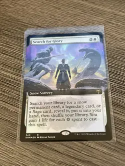 Search for Glory (027) FOIL Borderless Kaldheim x1 1x KHM MTG Magic - Image 1