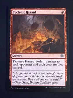 1x Tectonic Hazard (169) The Lost Caverns of Ixalan LP MTG Magic x1 MKE - Image 1