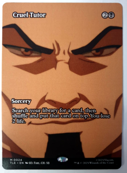 Cruel Tutor - Borderless Mythic - MTG Avatar TLE - 0024 NM - Image 1