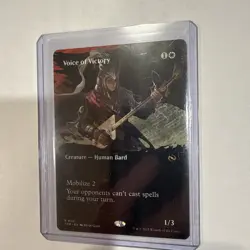 Voice of Victory (Borderless) Tarkir: Dragonstorm Regular pack fresh - Image 1