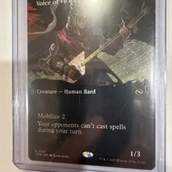 Voice of Victory (Borderless) Tarkir: Dragonstorm Regular pack fresh - Image 3