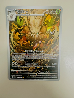 Pokemon TCG Shiftry 163/162 Illustration Rare, Temporal Forces - Image 1