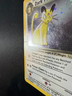 Dark Persian 17 Holo Black Star Promo WOTC Pokemon Card - Image 5
