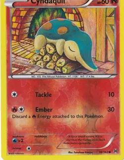 CYNDAQUIL 18/162 REVERSE HOLO POKEMON XY BREAKTHROUGH - Image 1