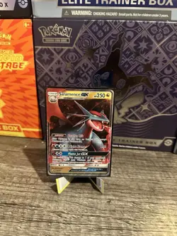 Pokemon TCG Salamence GX Dragon Majesty 44/70 Regular Ultra Rare - Image 1