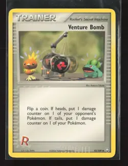 Venture Bomb 93/109 Uncommon Team Rocket Returns Pokemon NM - Image 2