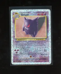 2002 Pokemon Legendary Collection Gengar 11/110 Reverse Holo Foil *READ DISC* - Image 1