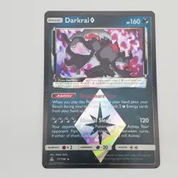 Darkrai Prism Star 77/156 Sm-Ultra Prism Holo LP Pokemon TCG Ships - Image 1