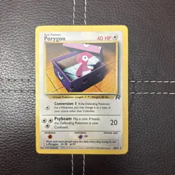 Pokemon TCG - Porygon - 48/82 - Team Rocket - LP Unlimited Uncommon (2000) - Image 1