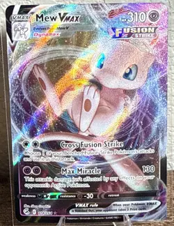 Pokemon TCG Mew VMAX 114/264 Swsh08: Fusion Strike Holo Ultra Rare - Image 1
