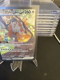 Pokemon TCG Bloodmoon Ursaluna ex 216/167 Ultra Rare Twilight Masquerade NM/M - Image 3