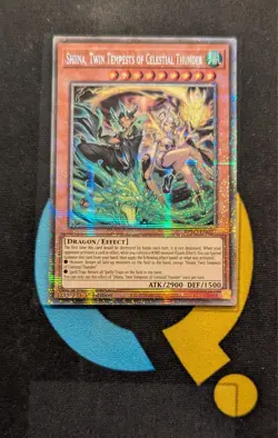 BPRO-EN027 Shiina, Twin Tempests of Celestial Thunder Starlight Rare YuGiOh - Image 1