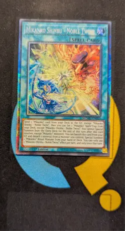 MZMU-EN019 Mikanko Shinbu - Noble Twins Collector's Rare 1st Ed YuGiOh - Image 1